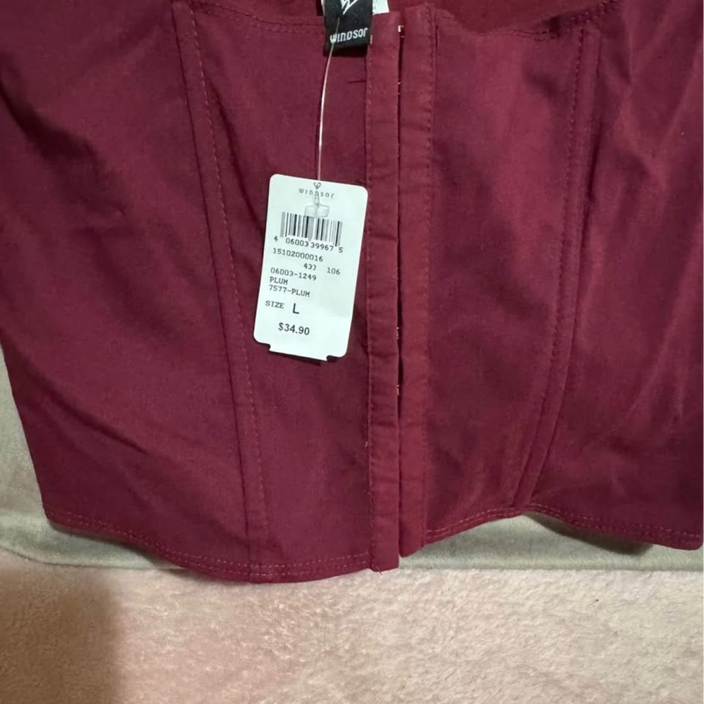 Windsor Burgundy Corset Top